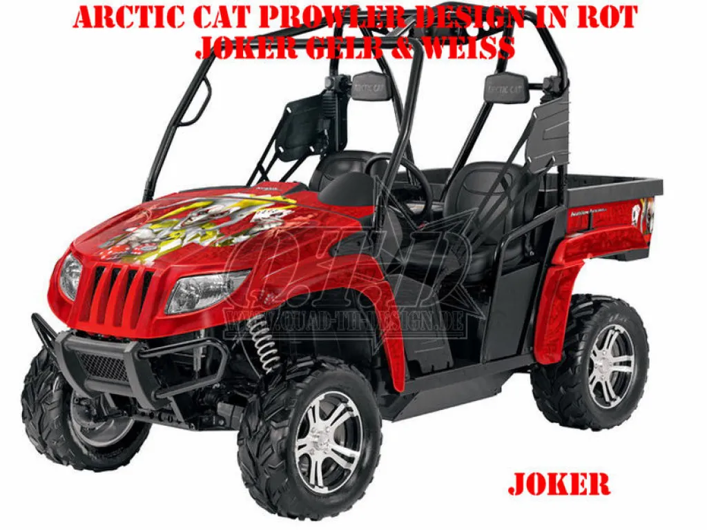 Joker Background Red, Joker color Yellow-White for Arctic Cat Prowler / Prowler XP HD